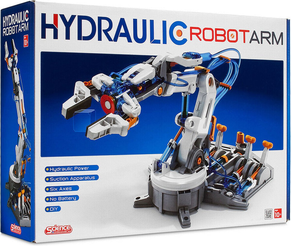 Construct & Create - Hydraulic Robot Arm Bouwset - DIY Modelbouwpakket - STEM Robot Speelgoed