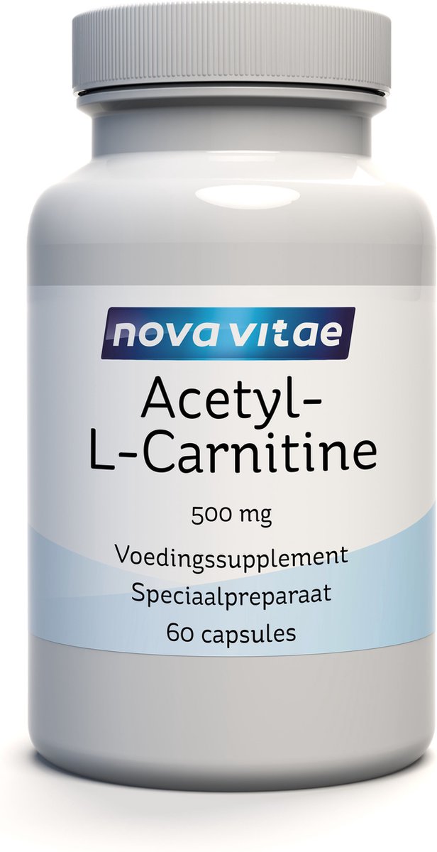 Goedkoopste Nova Vitae - Acetyl-L-Carnitine - 500 mg - 60 capsules