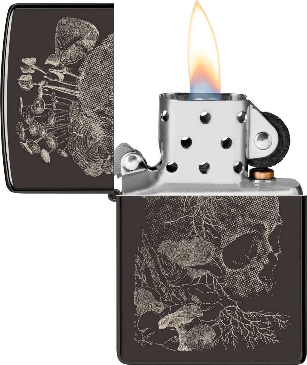 Goedkoopste Aansteker Zippo Skull Mushroom