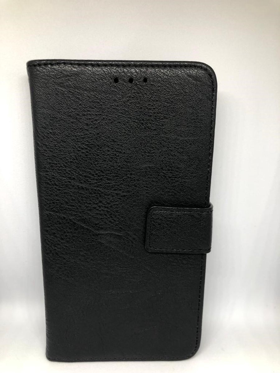 iPhone XR Wallet Book Case PU Leather (Zwart)