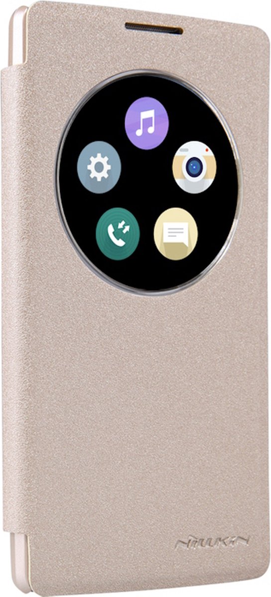 Nillkin Sparkle Series Book Case Lenovo K5 Note - Goud