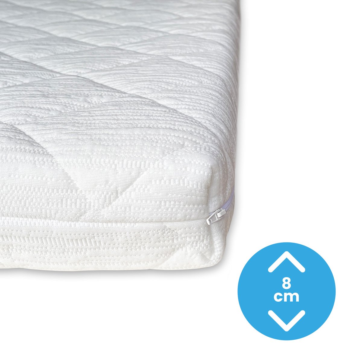Babymatras 60x120 Koudschuim HR65 Tencel - Koudschuimmatras - Duurzaam - Matrassenmaker