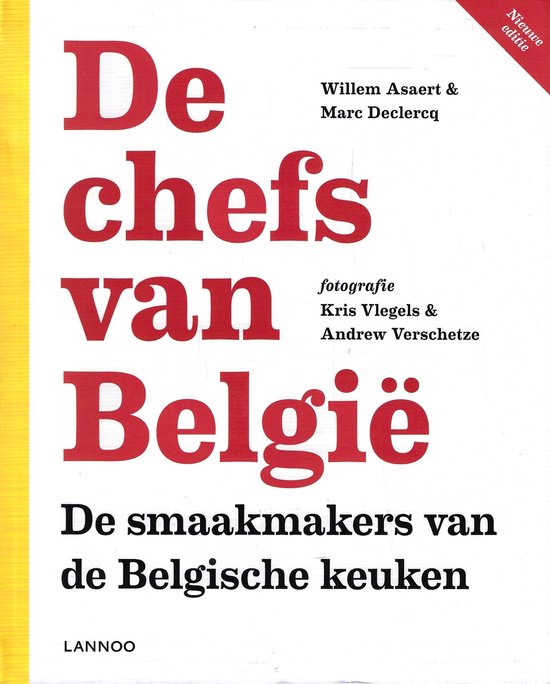 De chefs van Belgie - cover
