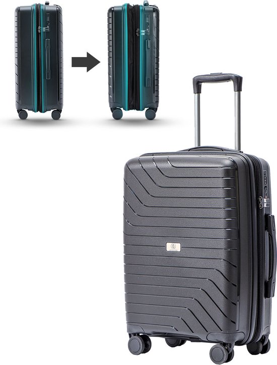 Legage Koffer Handbagage - - Trolley - Inclusief Uitzetlaag - TSA... | bol.com