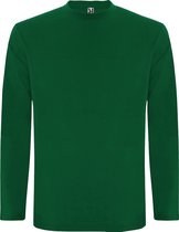 Donker Groen Effen t-shirt lange mouwen model Extreme merk Roly maat L