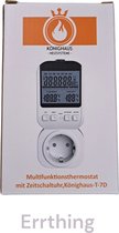Könighaus Infrarood verwarmingspaneel thermostaat | Plug & Play | Timer | Programmeerbaar