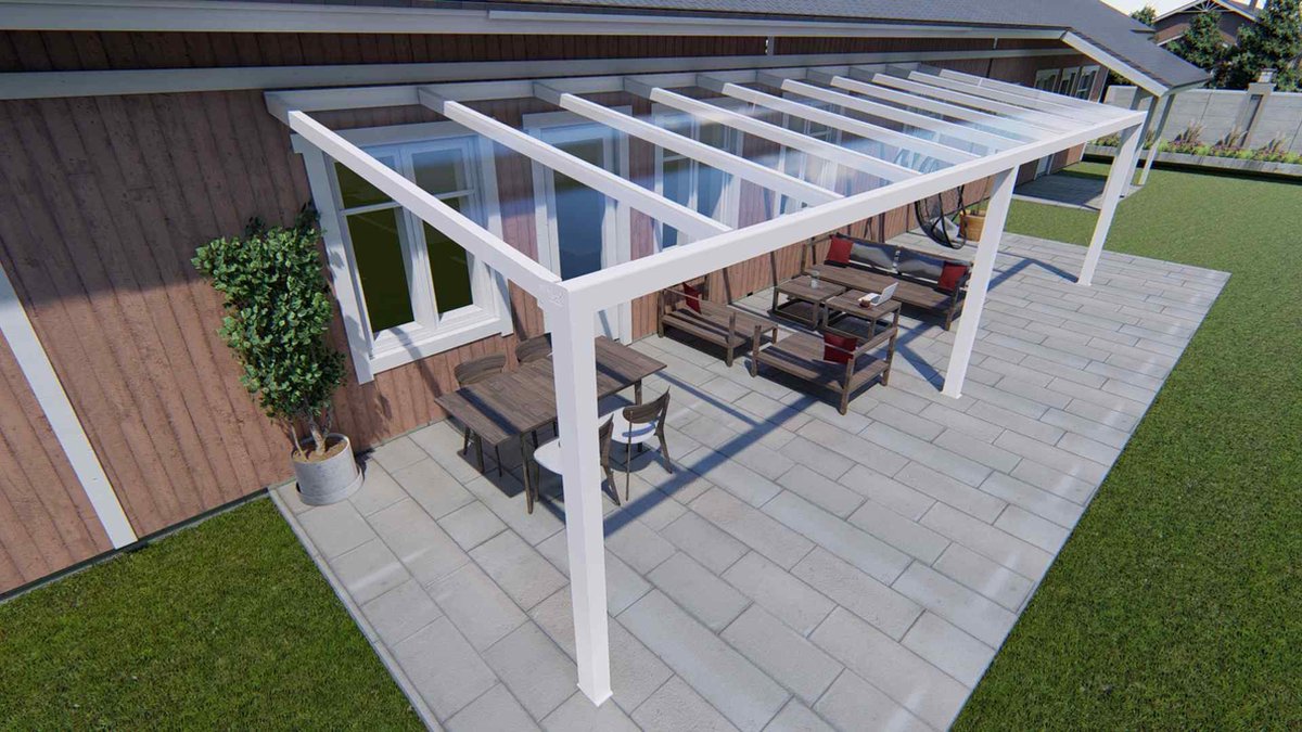 Benelux Veranda 8,30 mt x 3,90 mt – Cream – Glass