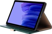Phreeze Tablethoes - Geschikt voor Samsung Galaxy Tab A7 - 2020 - Luxe Lederen Hoesje - Ingebouwde Standaard met Kaarthouders - Hoesje met Magnetische Sluiting - Beschermhoes - Groen