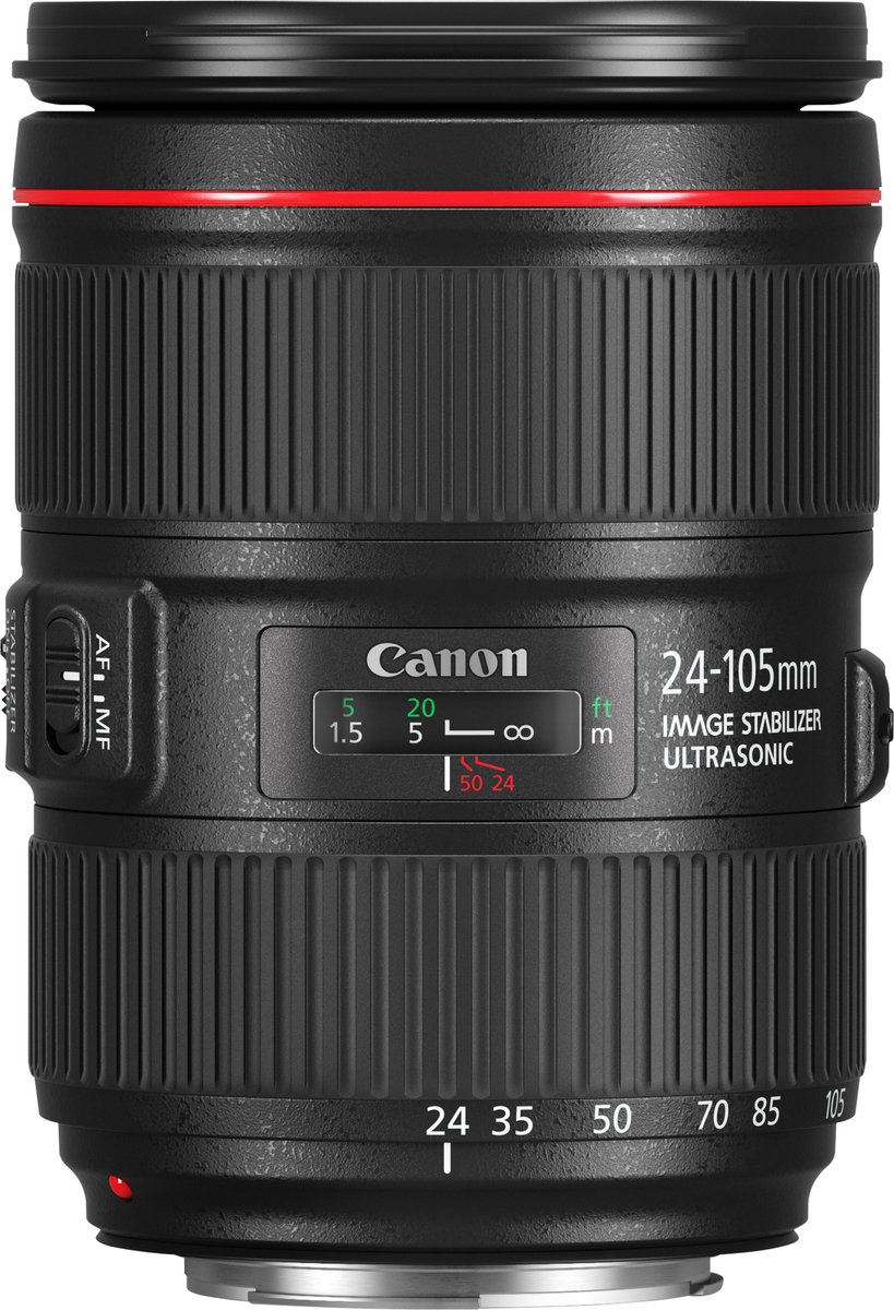 Canon EF 24-105mm f/4L IS II USM - Telelens Zwart
