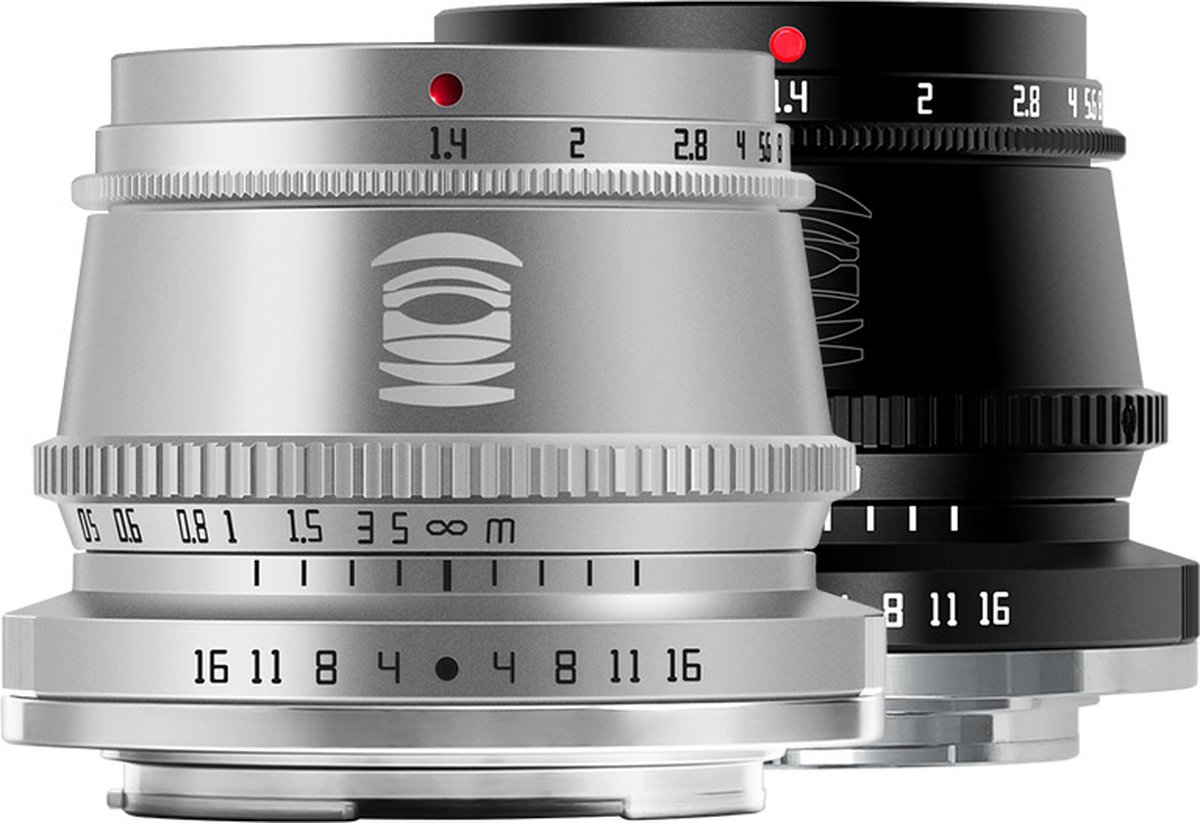 TT Artisan - Cameralens - 35 mm F1.4 APS-C voor M43-vatting, zwart