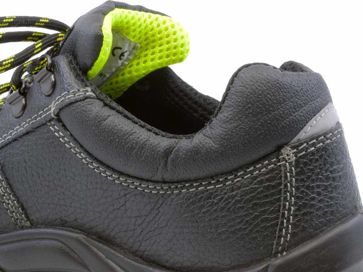 Flex Footwear Easy Low S3 werkschoenen - veiligheidsschoenen - heren - dames - laag - stalen neus - antislip - zwart - maat 43