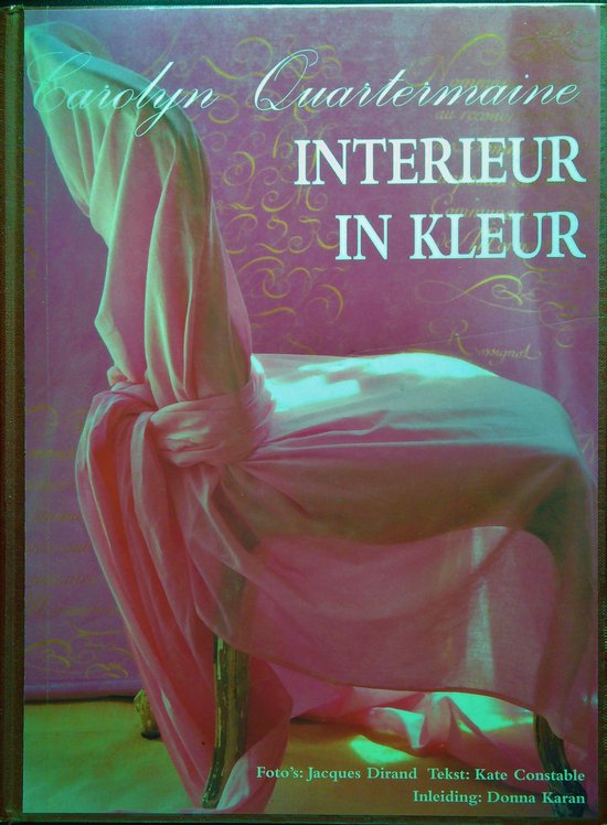 Cover van het boek 'Interieur in kleur'