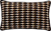 Dutch Decor JAVIER - Kussenhoes 30x50 cm Raven - zwart - met rits