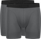 Basics long shorts grey 2 pack voor Heren | Maat M