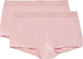 ten Cate Basics shorts ash pink 2 pack voor Meisjes | Maat 110/116