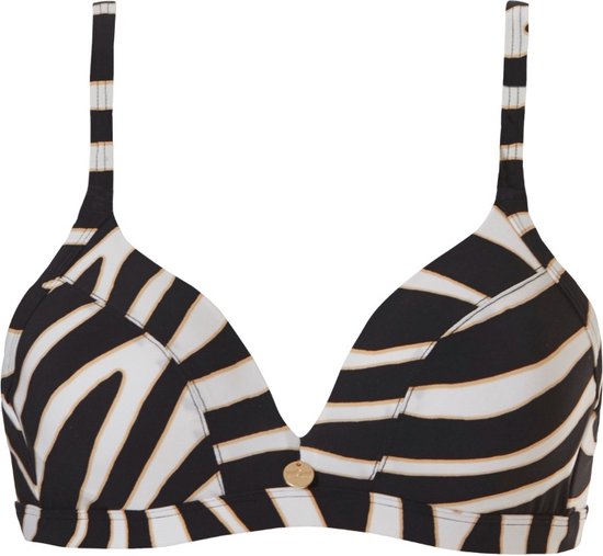 dealer optillen Vakman TC WoW - Ten Cate - Zebra Triangle Bikini Top - maat 38C - Dierenprint Wit  Zwart - Dames | bol.com