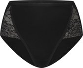 Ten Cate Basics high leg met kant zwart voor Dames | Maat XXL