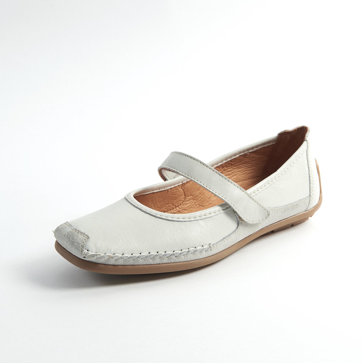 Gabylou - Ballerina's comfort leer - Model Juliette - Ecru 42 | bol.com
