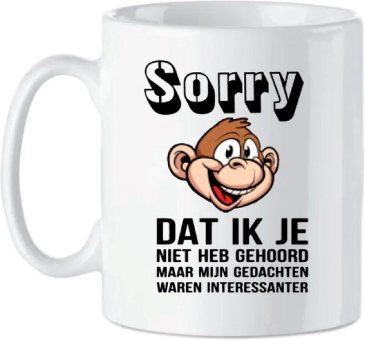 Bedrukte beker Ik heb je niet gehoord - Collega - Mug - Quote - Verjaardag