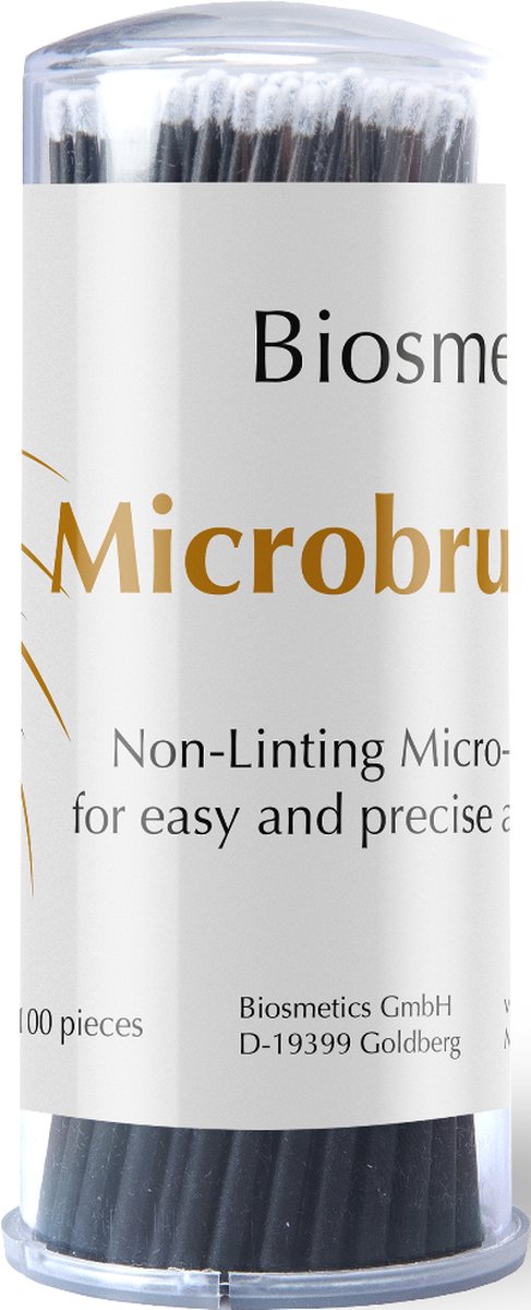 Biosmetics - Microbrushes - zakje 100 Stuks- Wegwerp Microbrushes - Wimpers Uitbreiding - Individuele Lash Verwijderen - Wattenstaafje - Micro Borstel Voor Wimper Extensions Tool- microbrushes -