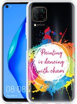 Huawei P40 Lite Hoesje Painting Designed by Cazy