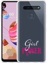 LG K51S Hoesje Girl Power - Designed by Cazy