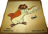 Winnie the Pooh - houten puzzel Owl (uil) - bambolino toys