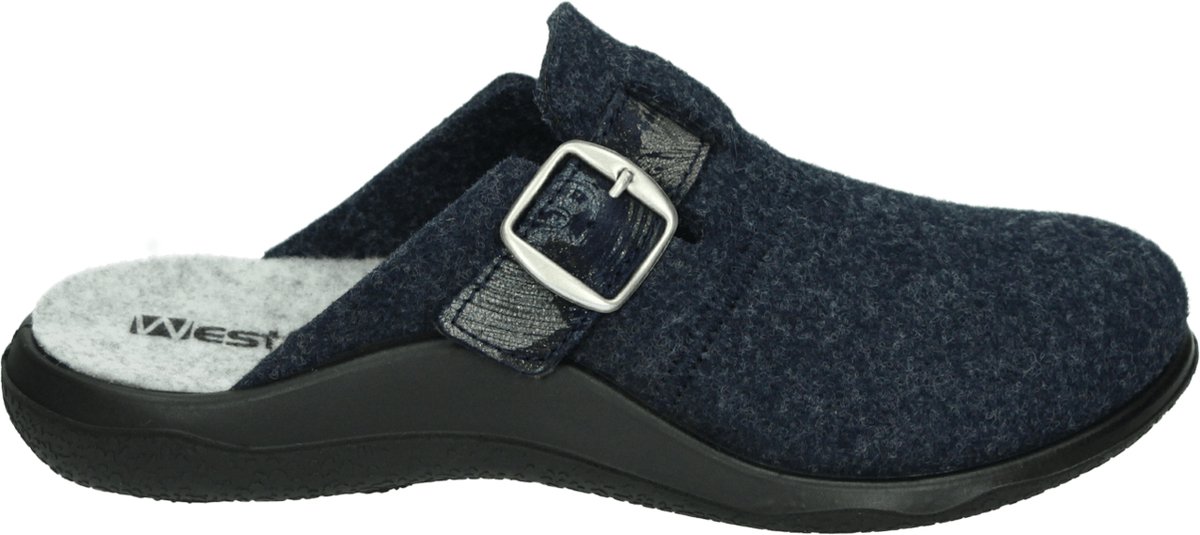 Westland ROUBAIX 04 - Dames pantoffels - Kleur: Blauw - Maat: 37