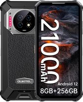 Oukitel WP19 17,2 cm (6.78") Double SIM Android 12 4G USB Type-C 8 Go 256 Go 21000 mAh Noir