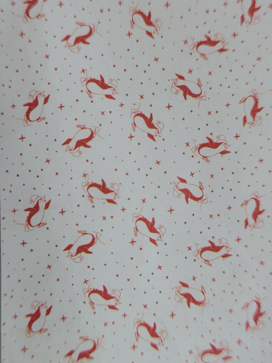 Kerst Tafellaken, Papier Kerstkleed kerstmis 140x200 cm kersttafelkleed wit rood - pinguins tafelkleed papier