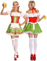 Boeren Tirol Oktoberfest Kostuum Vrouw Bierfeest carnaval driedelig
