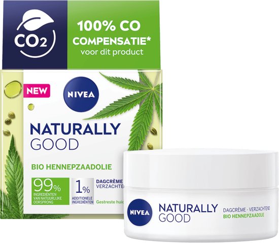 NIVEA Naturally Good - Dagcrème - Organic Hemp Seed Oil - 50 ml