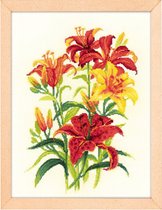 RIOLIS Tiger Lilies borduren (pakket) 1782