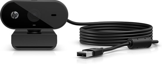HP 325 FHD webcam USB Zwart van HP — afbeelding 2