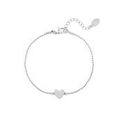 Stainless steel bracelet heart | Armband | Yehwang | Cadeau voor haar | Tieners | Moederdag