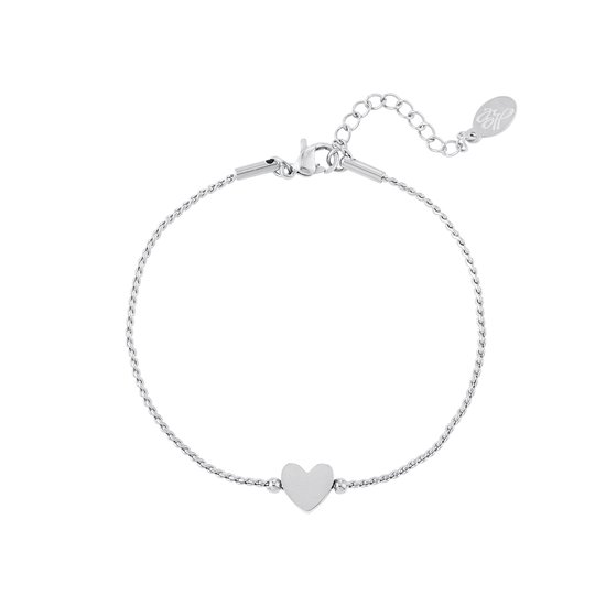 Stainless steel bracelet heart | Armband | Yehwang | Cadeau voor haar | Tieners | Moederdag