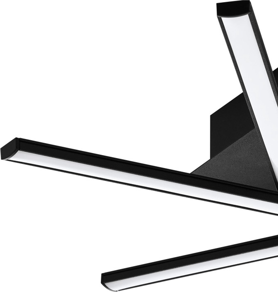 Wand- en plafondlamp in wit glas - Fonzo