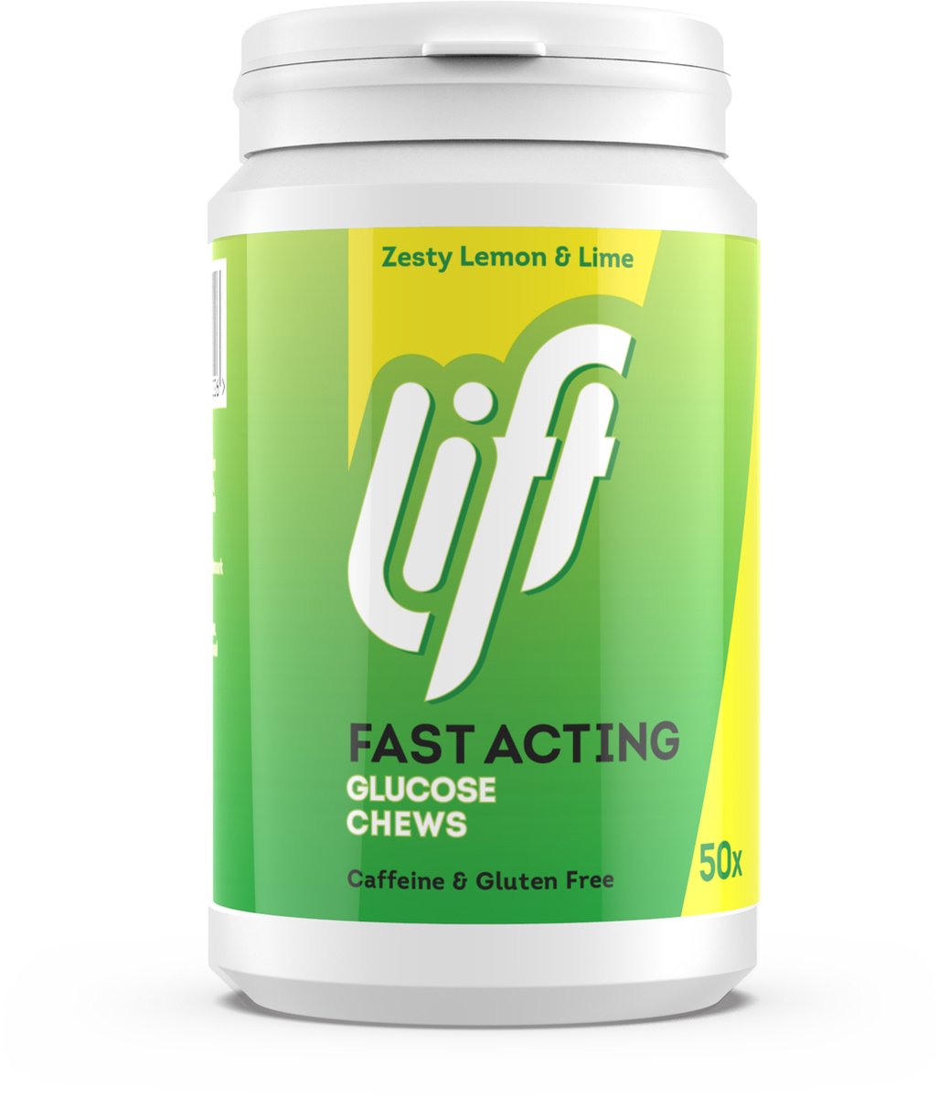Goedkoopste Lift Glucotabs Dextrose Citroen/Limoen Dextrose Pot (50 stuks