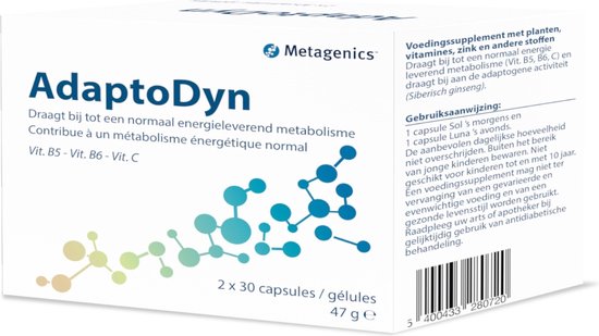 Metagenics AdaptoDyn - 60 capsules - Multi preparaat