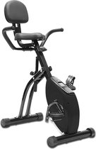 Luxari - Deskbike Pro - Magnetische Hometrainer voor kantoor - 8 weerstandsniveau's - LCD Display - Opvouwbare hometrainer - Rugleuning - Fitness Fiets - Zwart