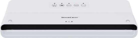 Silvercrest Kitchen Tools Vacumeermachine - Wit - Ideaal om levensmiddelen water en luchtdicht te verpakken - Vermogen: 125 W - Inclusief: 3 m folierol