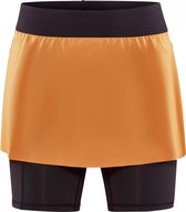 Craft - Pro Trail 2 in 1 Skirt - Dames - Bruin - Maat M