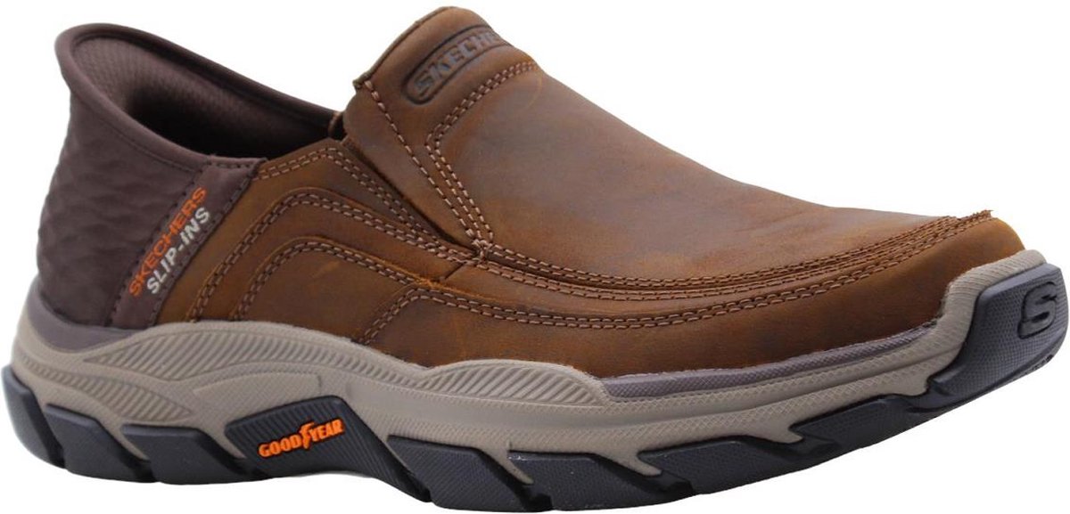 Skechers SlipIns Instappers bruin Leer Maat 48 bol
