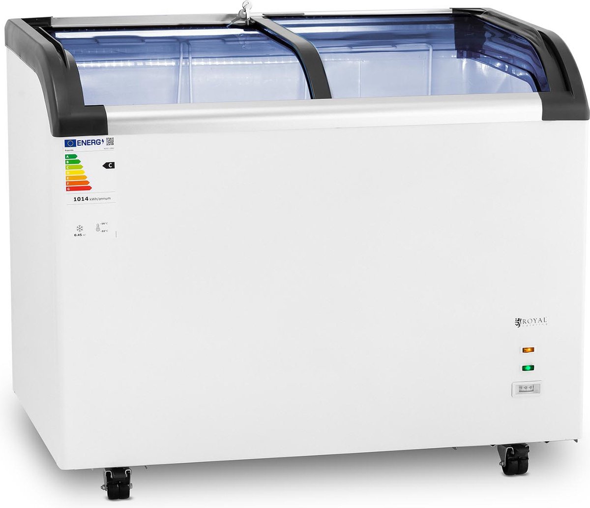 Bol.com Diepvries - 273 L - glazen deuren - Royal Catering aanbieding