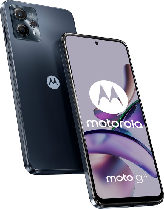 ILING Hülle Für Motorola Moto G13/G23 – Mit Kameraabdeckung, Ringständer & Magnetischem Halter, Schwarz