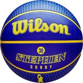 Wilson NBA Player Icon Stephen Curry Ball Plein air WZ4006101XB7, Unisexe, Blauw, Basketball, Taille : 7