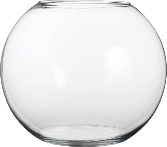 Mica Decorations vase babet boule de verre taille en cm: 28 x 34