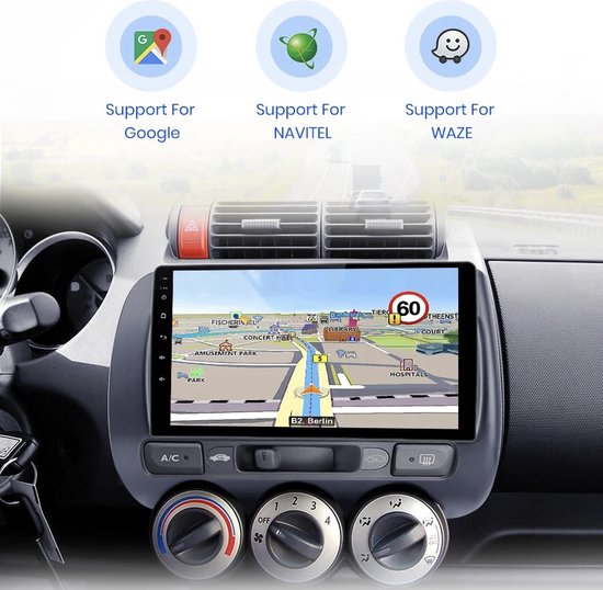 CarPlay geschikt voor Honda Jazz 2002-2008 Android navigatie en ...