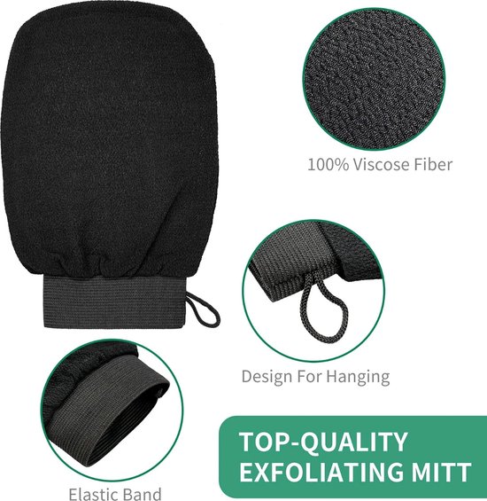 Sans Citron - Gant Gommage - Bain - Douche - Gommage Corps - Gommage - Wit