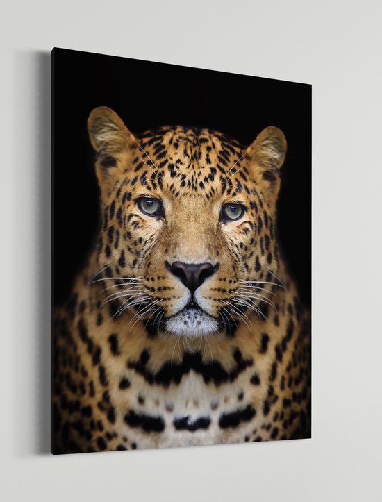 Luipaard | Schobbejak Animal Collection | Canvas | Wanddecoratie | Kunst | Schilderij | 100x150 CM
